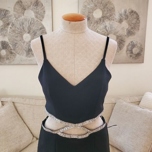 Speechless Juniors' Infinity-Waist Bodycon Dress size 13 in Black - NEW - Picture 4 of 12